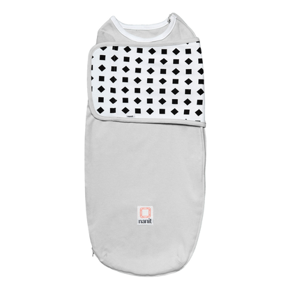 nanit swaddle in gray 