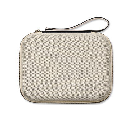 nanit travel case in two tone canvas 
