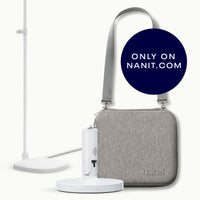 floor stand, flex stand, and traveling light case in heather gray oxford #mount_floor stand #color_heather gray oxford