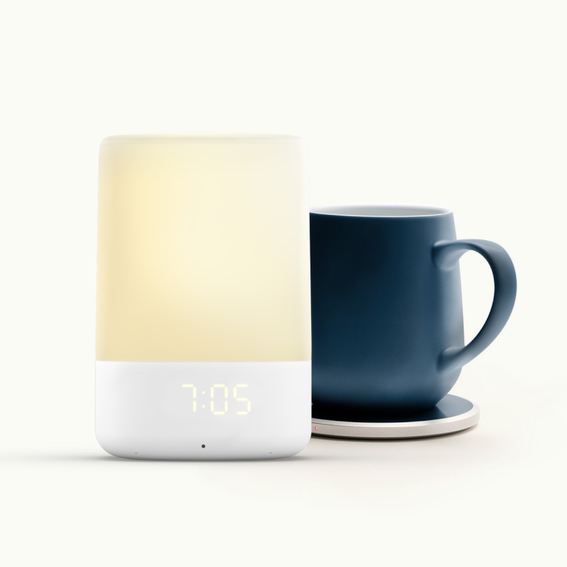 nanit sound and light and ohom ui self-heating mug in deep navy #color_deep navy