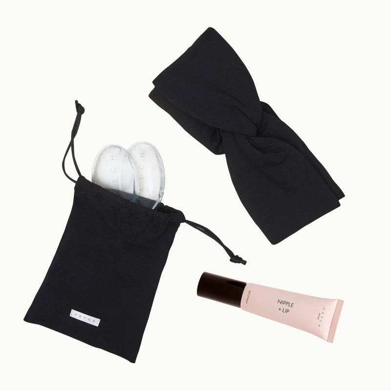 HATCH Collection Head Peace w/ carrying bag + 2 gel inserts and Nipple + Lip Rescue Balm