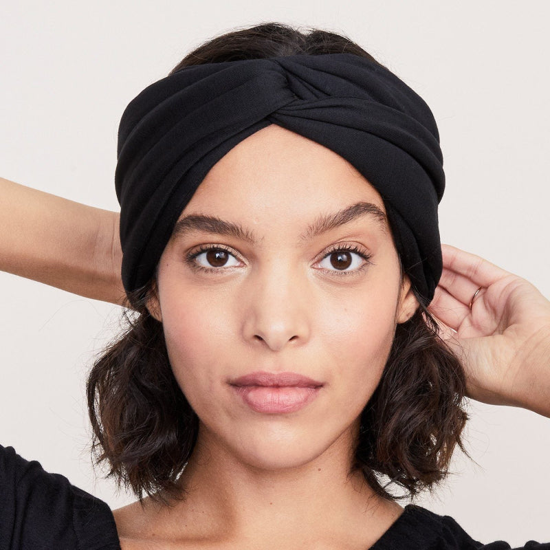 woman wearing HATCH Collection Head Peace on head