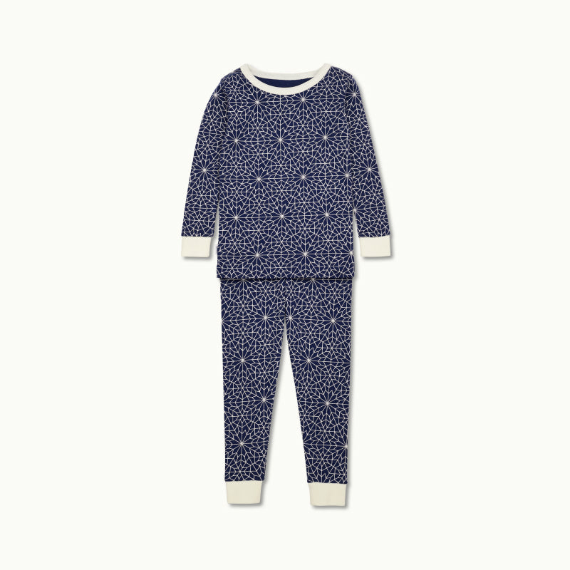 Nanit Two-Piece Sleep Wear Holiday Pajamas in Bright Star #color_bright star