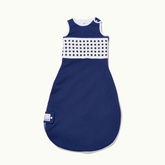 nanit midnight blue breathing wear sleeping bag front view #color_midnight blue 
