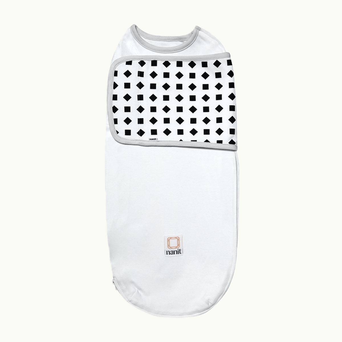 nanit swaddle in white #color_white