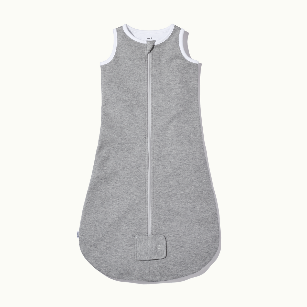 front view of sleep wear sleeping bag in heather gray #color_heather gray