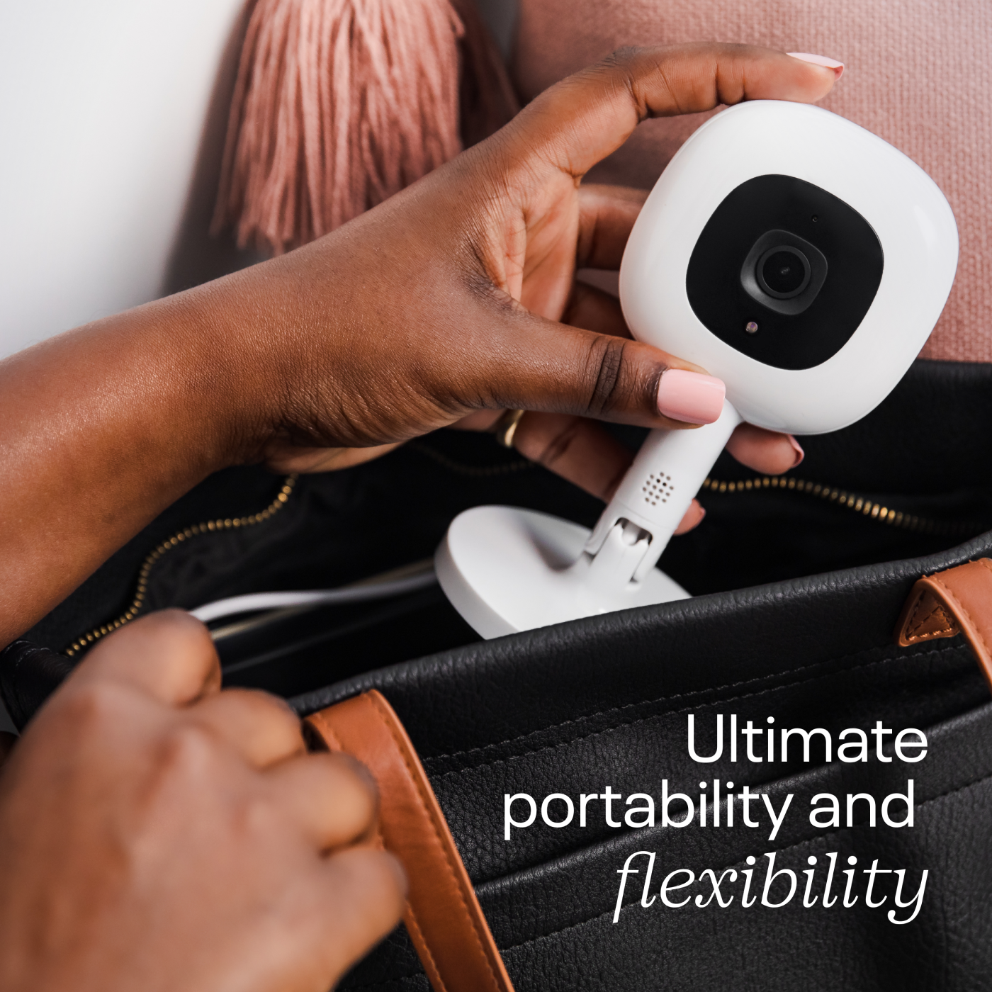 nanit pro camera + flex stand - ultimate portability and flexibility