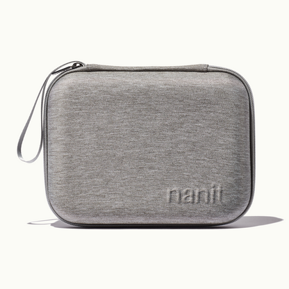 gray travel case 