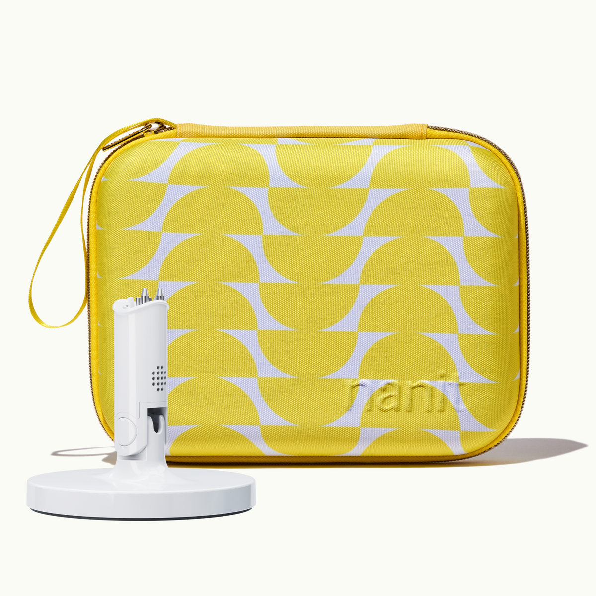 nanit flex stand and nanit yellow travel case #color_yellow