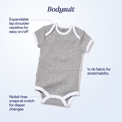Nanit Sleep Wear Short Sleeve Bodysuit